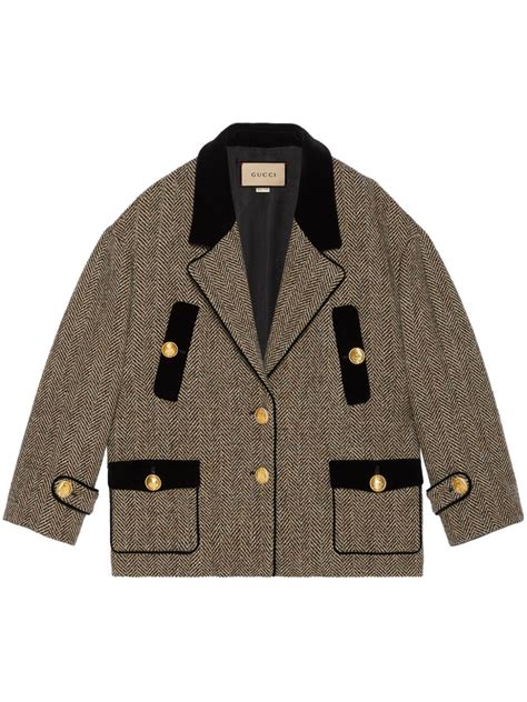 cheap gucci winter coats|gucci coat farfetch.